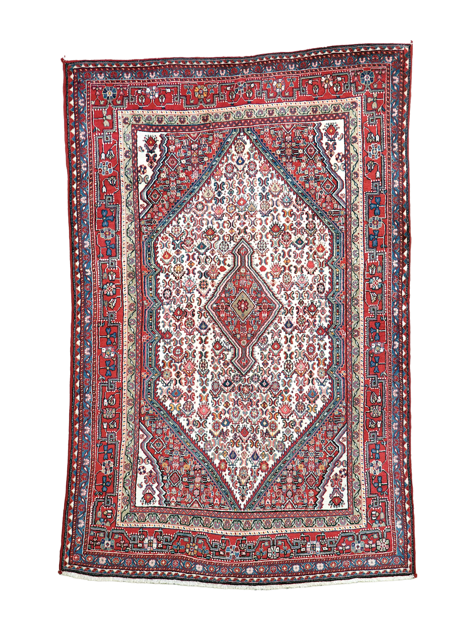 Persian Sarouk Rug | 4' 2" x 6' 5" - Rug the Rock - available