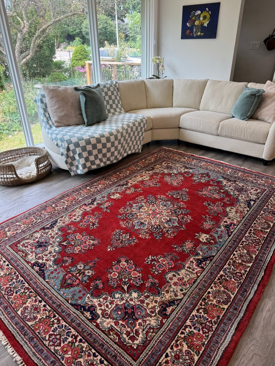 Persian Sarouk Rug | 6' 1" x 8' 10" - Rug the Rock