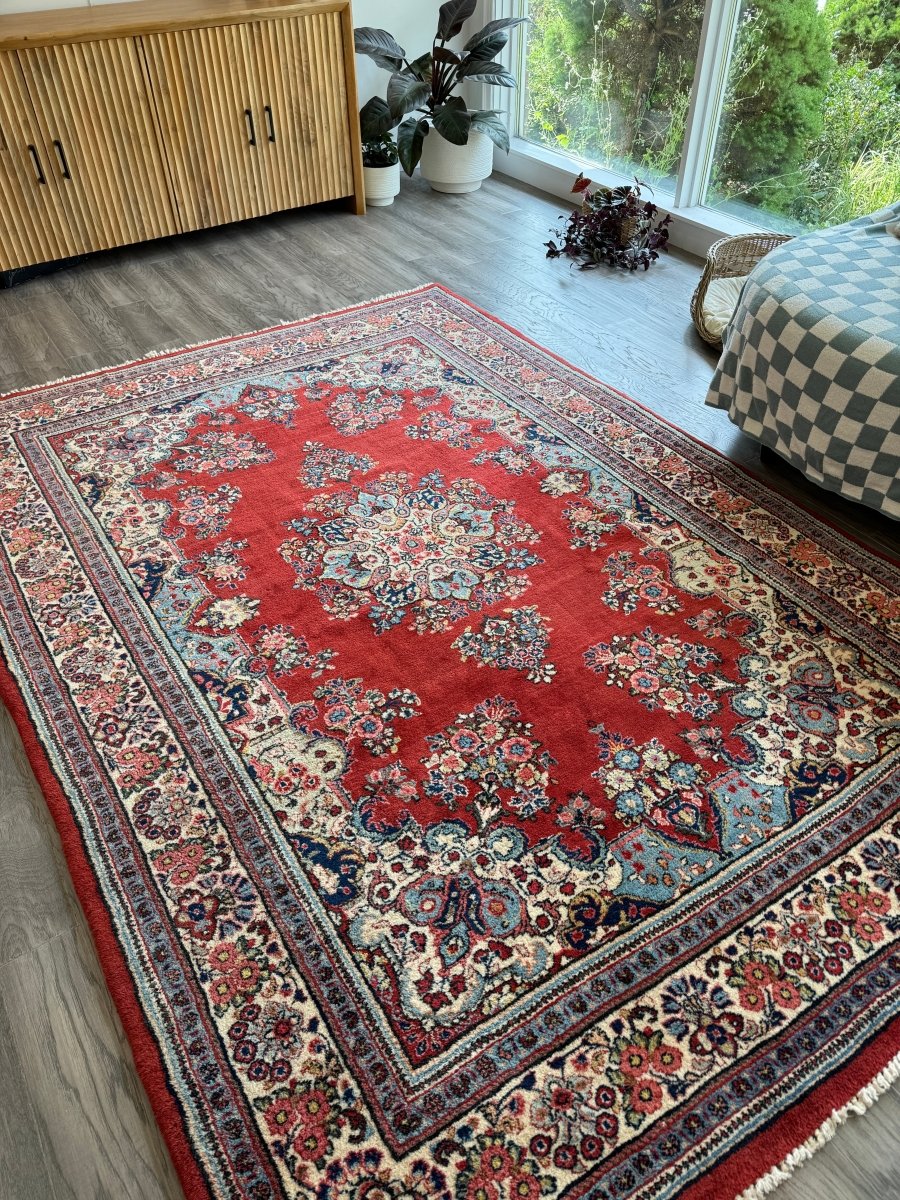 Persian Sarouk Rug | 6' 1" x 8' 10" - Rug the Rock