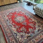 Persian Sarouk Rug | 6' 1" x 8' 10" - Rug the Rock