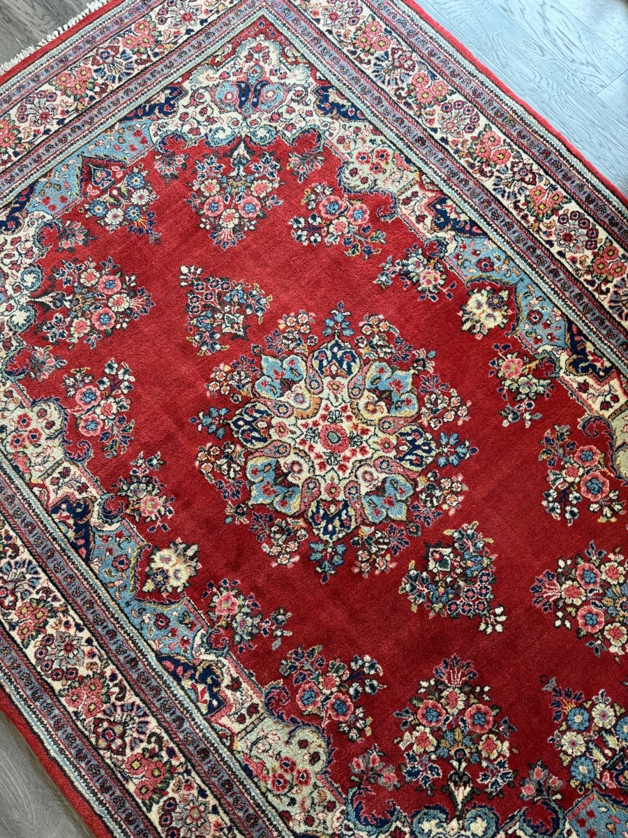 Persian Sarouk Rug | 6' 1" x 8' 10" - Rug the Rock