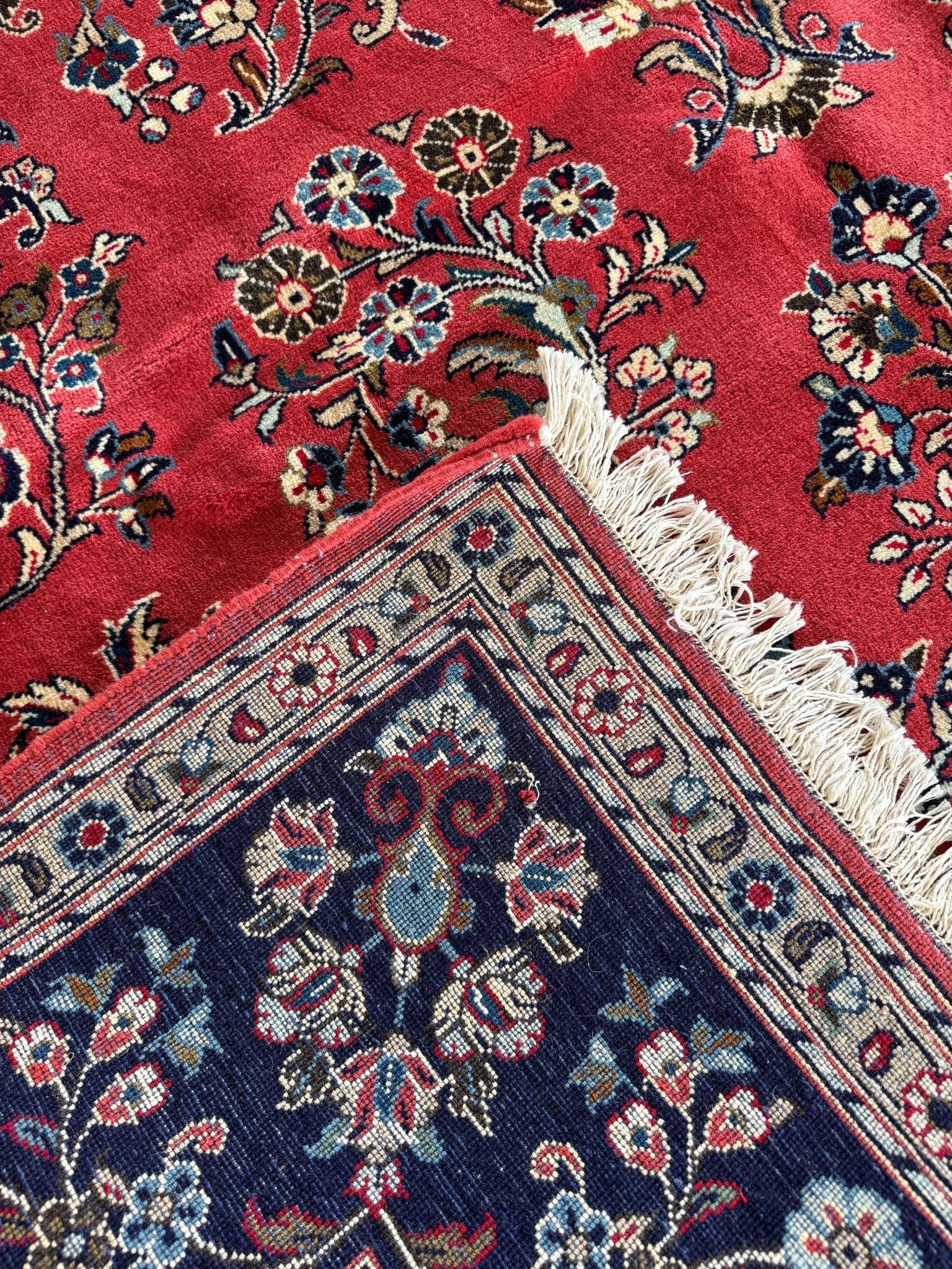 Persian Sarouk Rug | 6' 11" x 9' 10" - Rug the Rock - 