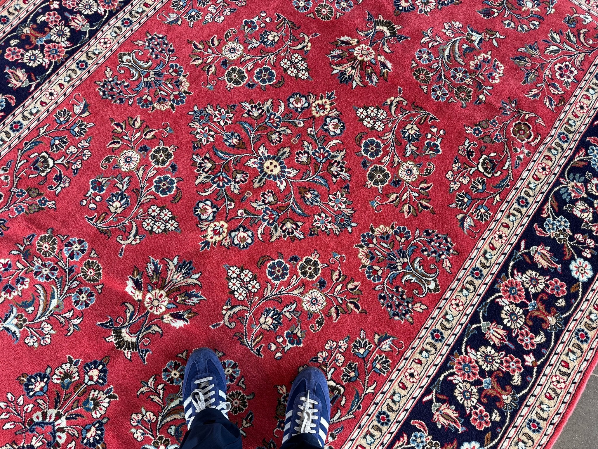 Persian Sarouk Rug | 6' 11" x 9' 10" - Rug the Rock - 