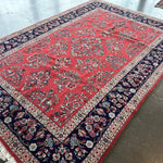Persian Sarouk Rug | 6' 11" x 9' 10" - Rug the Rock - 