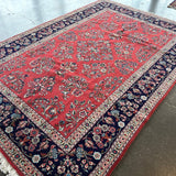Persian Sarouk Rug | 6' 11" x 9' 10" - Rug the Rock - 