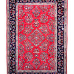 Persian Sarouk Rug | 6' 11" x 9' 10" - Rug the Rock -