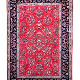 Persian Sarouk Rug | 6' 11" x 9' 10" - Rug the Rock -