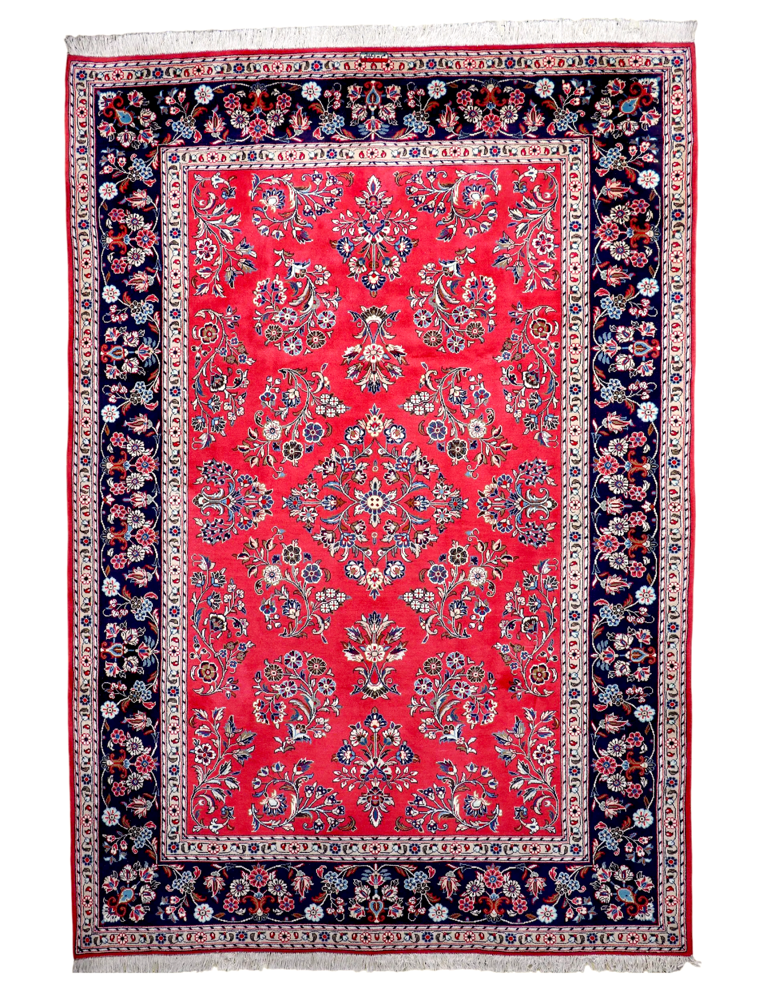 Persian Sarouk Rug | 6' 11" x 9' 10" - Rug the Rock -
