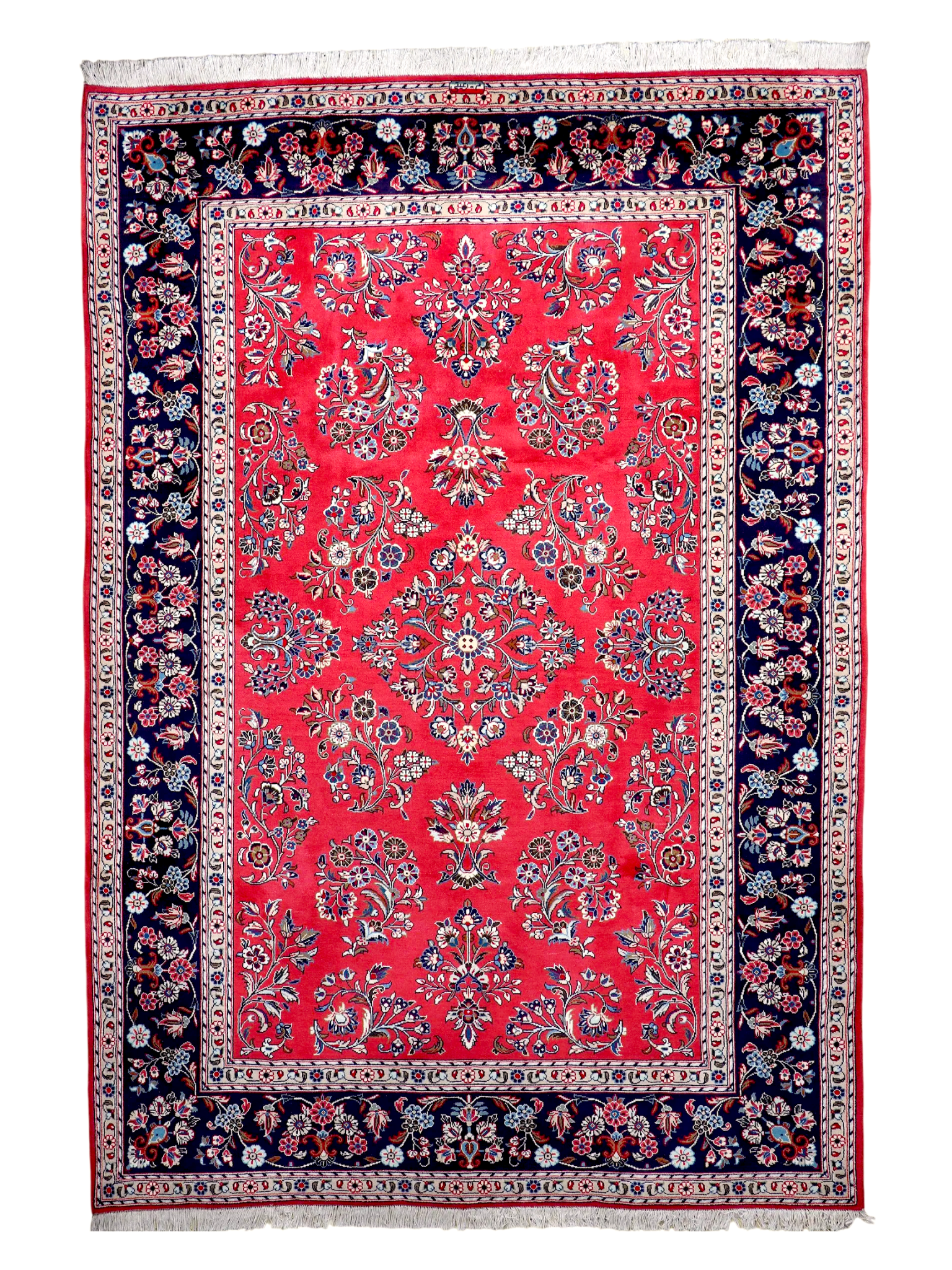 Persian Sarouk Rug | 6' 11" x 9' 10" - Rug the Rock -