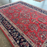 Persian Sarouk Rug | 6' 11" x 9' 10" - Rug the Rock - 