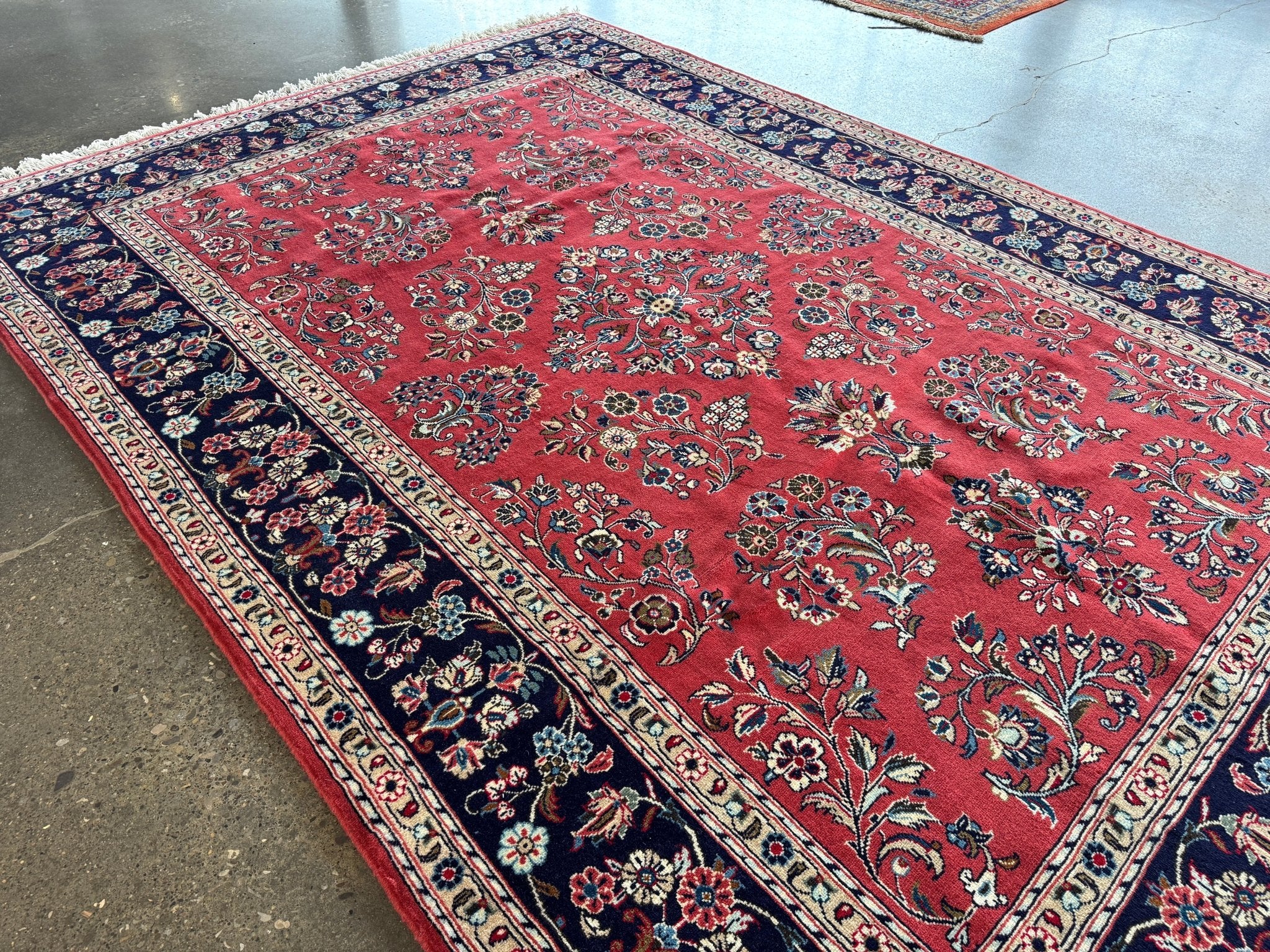 Persian Sarouk Rug | 6' 11" x 9' 10" - Rug the Rock - 