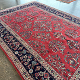 Persian Sarouk Rug | 6' 11" x 9' 10" - Rug the Rock - 