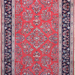 Persian Sarouk Rug | 6' 11" x 9' 10" - Rug the Rock - 