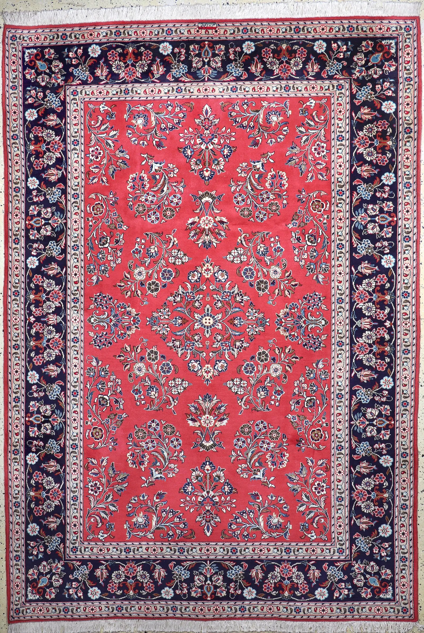 Persian Sarouk Rug | 6' 11" x 9' 10" - Rug the Rock - 
