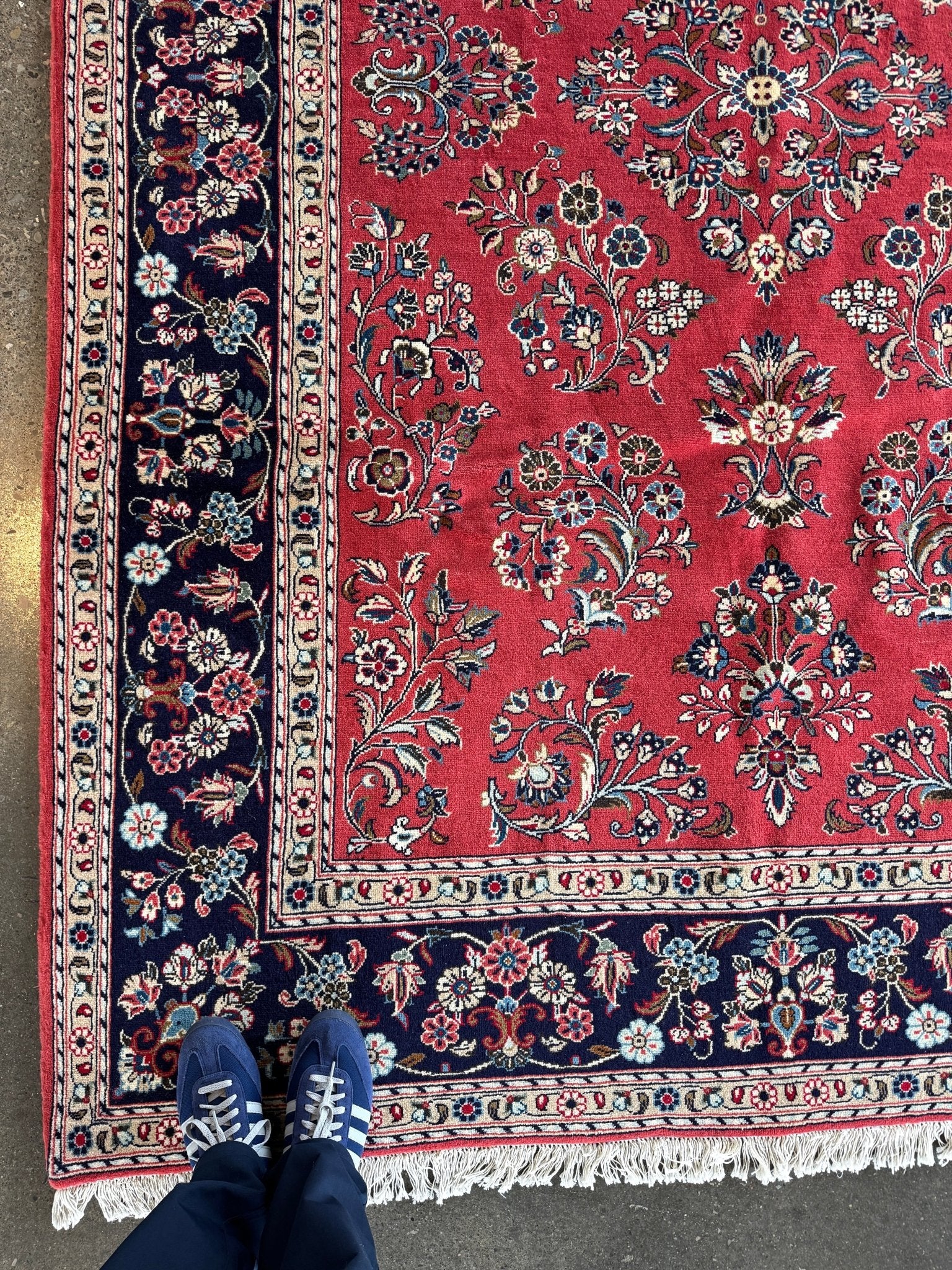 Persian Sarouk Rug | 6' 11" x 9' 10" - Rug the Rock - 