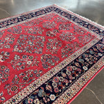 Persian Sarouk Rug | 6' 11" x 9' 10" - Rug the Rock - 