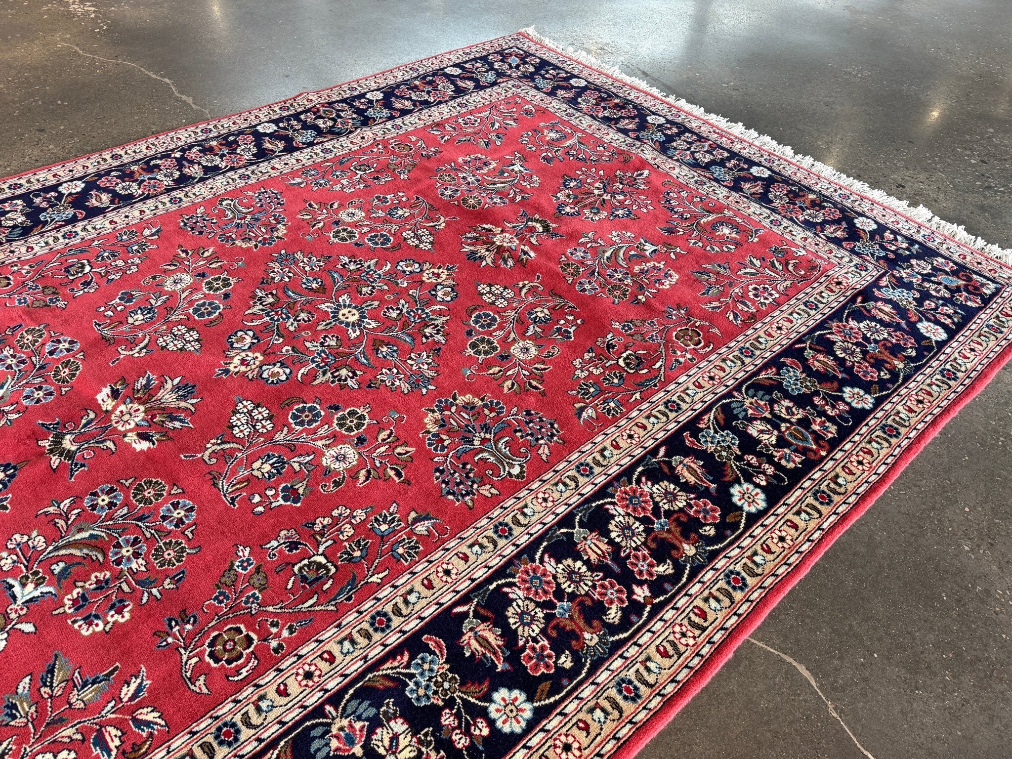 Persian Sarouk Rug | 6' 11" x 9' 10" - Rug the Rock - 