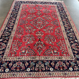Persian Sarouk Rug | 6' 11" x 9' 10" - Rug the Rock - 