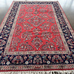 Persian Sarouk Rug | 6' 11" x 9' 10" - Rug the Rock - 