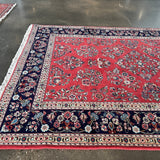 Persian Sarouk Rug | 6' 11" x 9' 10" - Rug the Rock - 