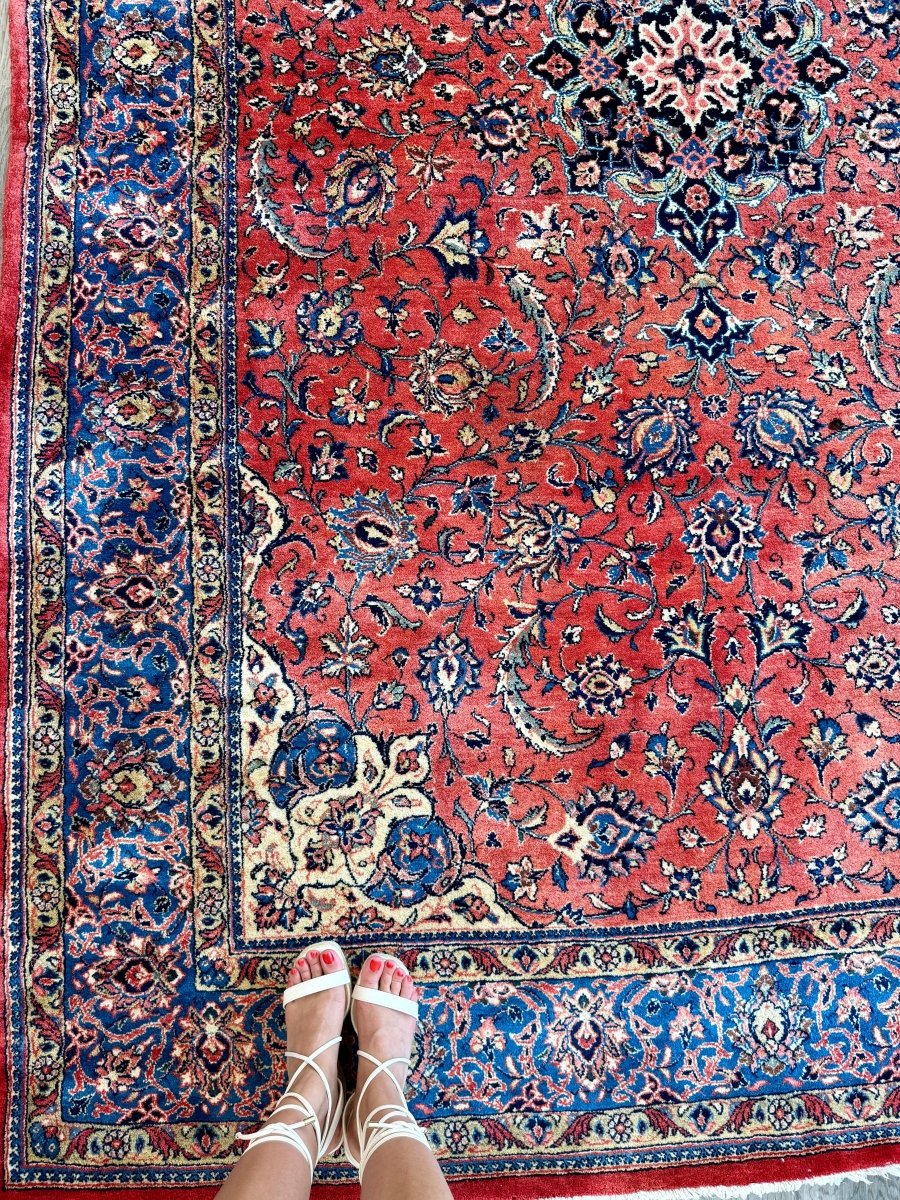 Persian Sarouk Rug | 6' 7" x 10' 2" - Rug the Rock