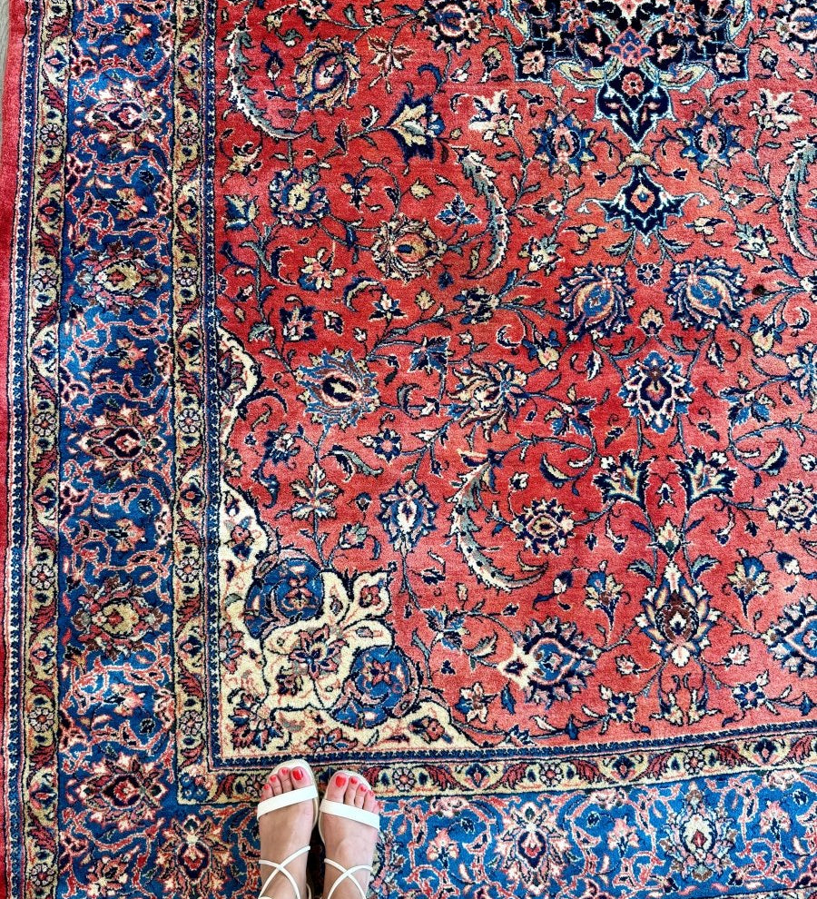 Persian Sarouk Rug | 6' 7" x 10' 2" - Rug the Rock