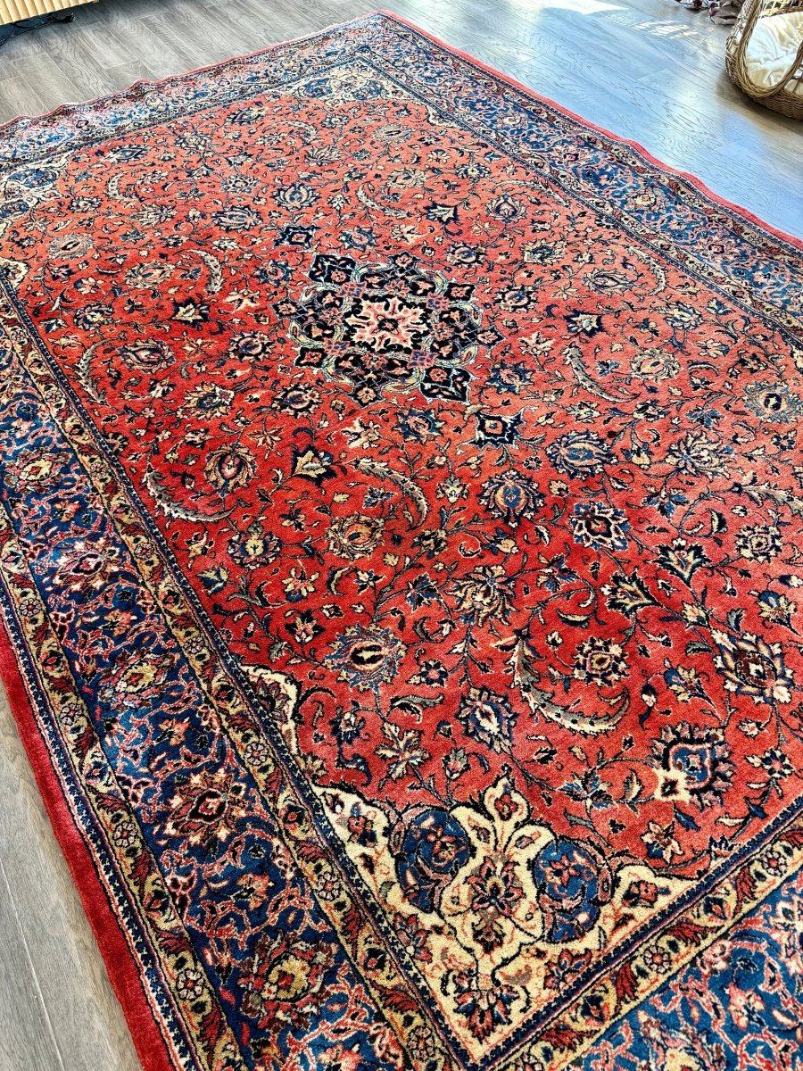 Persian Sarouk Rug | 6' 7" x 10' 2" - Rug the Rock