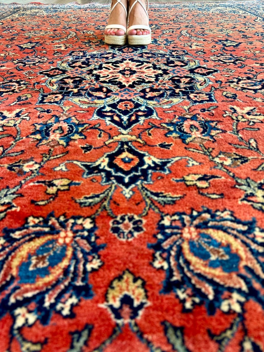 Persian Sarouk Rug | 6' 7" x 10' 2" - Rug the Rock