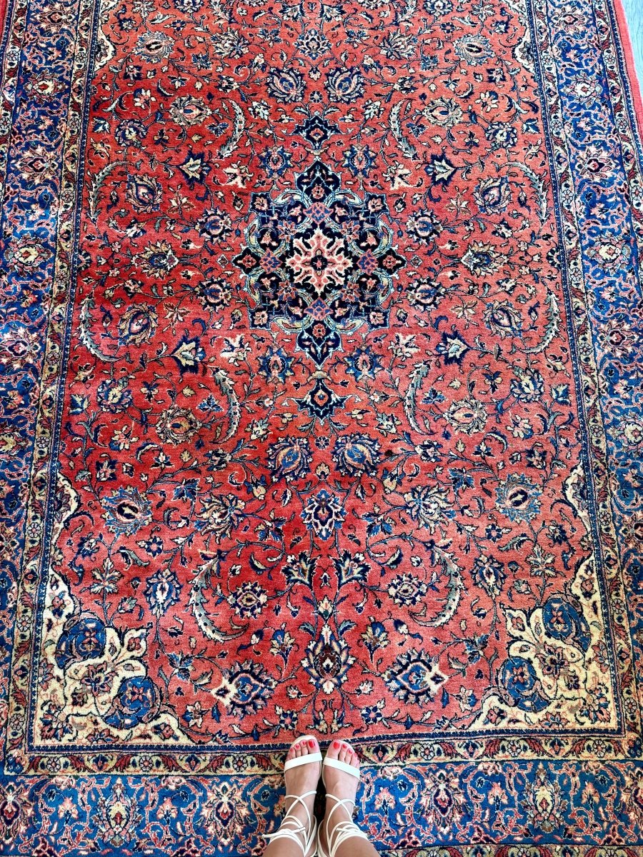 Persian Sarouk Rug | 6' 7" x 10' 2" - Rug the Rock