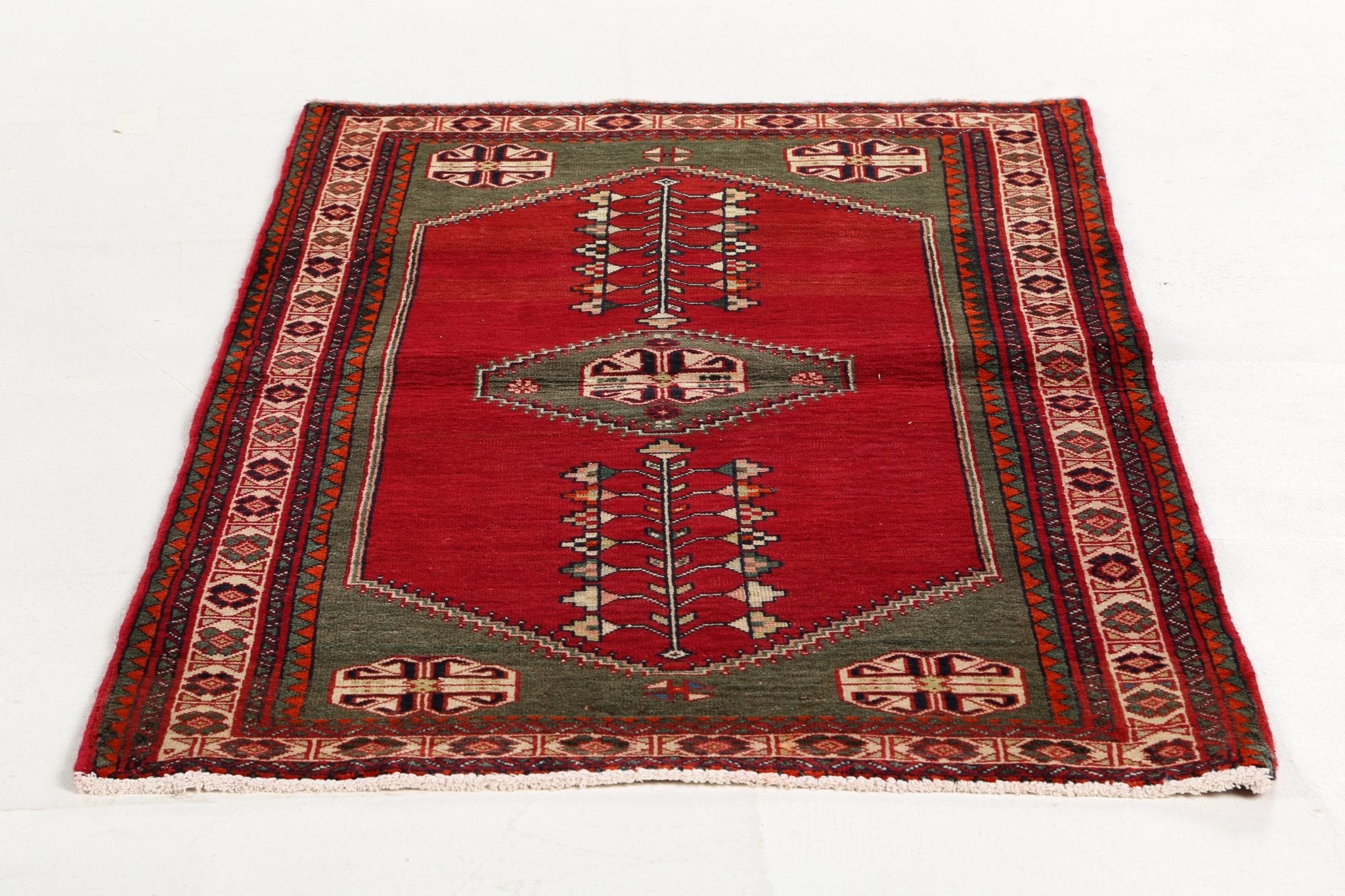 Persian Saveh Rug | 2' 11" x 5' 2" - Rug the Rock - 