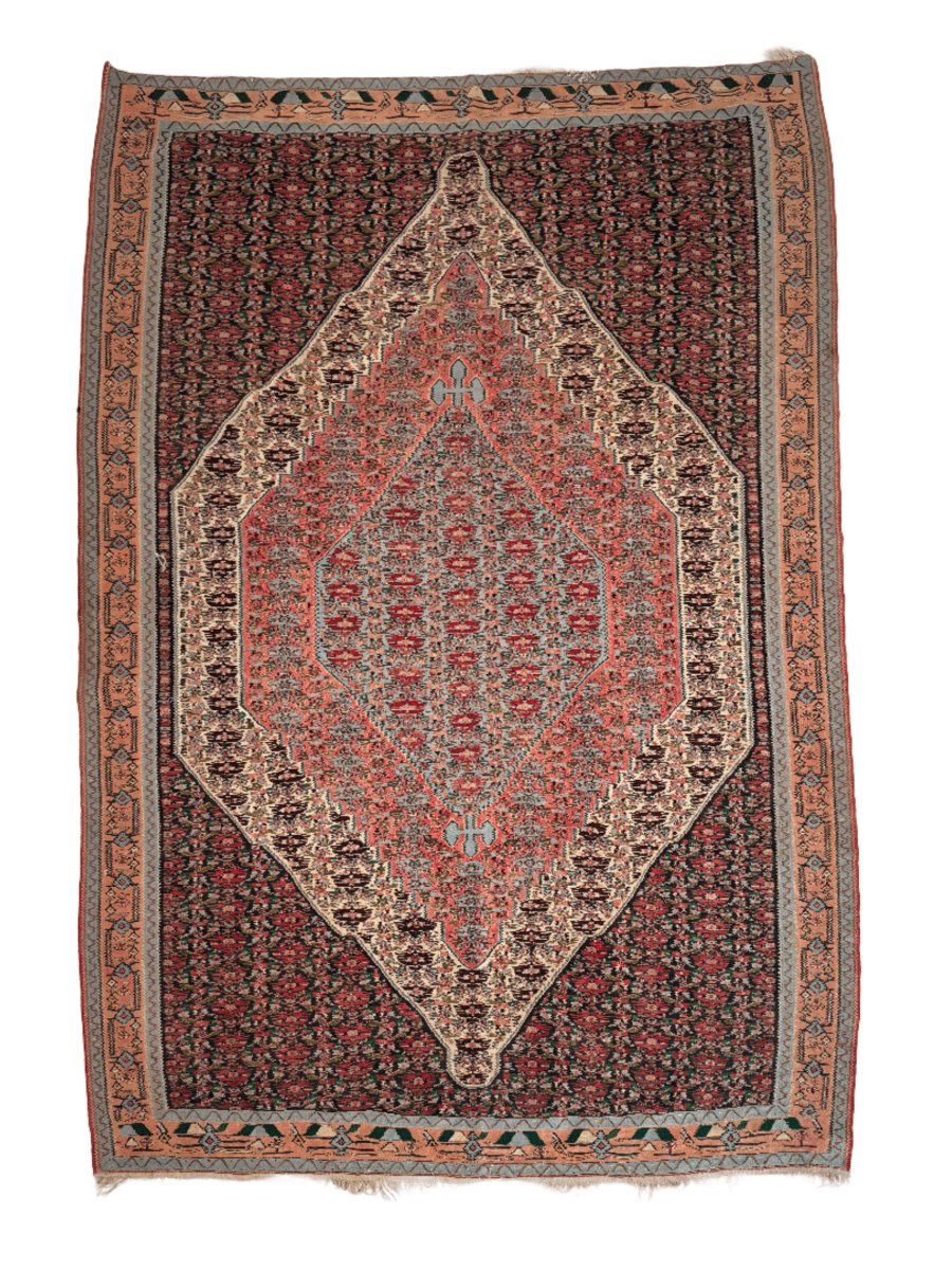 Persian Senneh Kilim Rug | 6' 3" x 9' 6" - Rug the Rock - 5 x 86 x 9available rugs