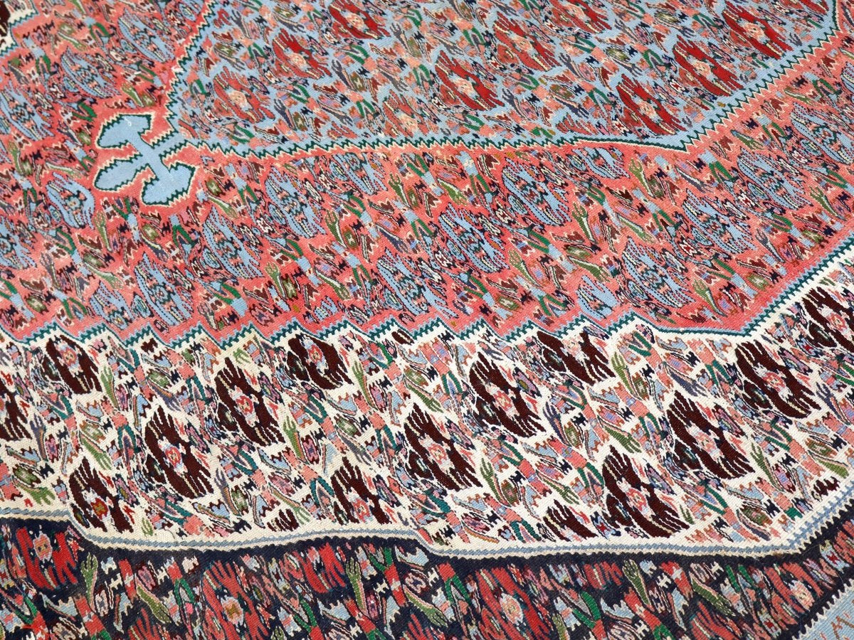 Persian Senneh Kilim Rug | 6' 3" x 9' 6" - Rug the Rock - 5 x 86 x 9available rugs