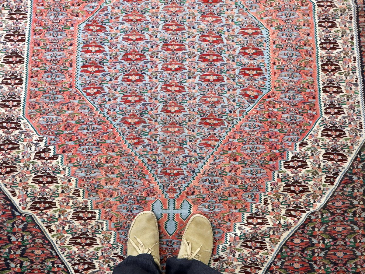 Persian Senneh Kilim Rug | 6' 3" x 9' 6" - Rug the Rock - 5 x 86 x 9available rugs