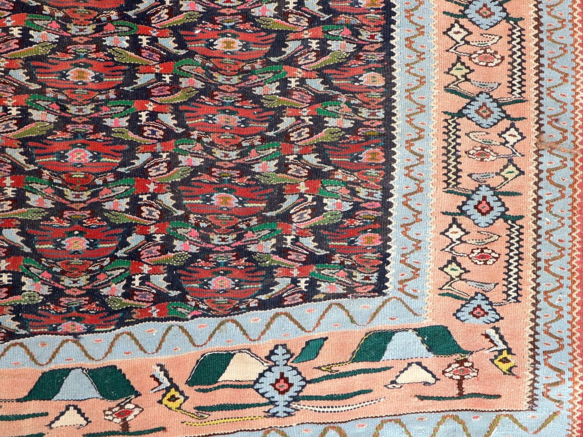 Persian Senneh Kilim Rug | 6' 3" x 9' 6" - Rug the Rock - 5 x 86 x 9available rugs