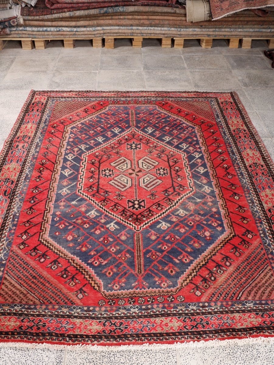 Persian Shahreh - Babak Rug | 5' 5” x 7' 3" - Rug the Rock - 