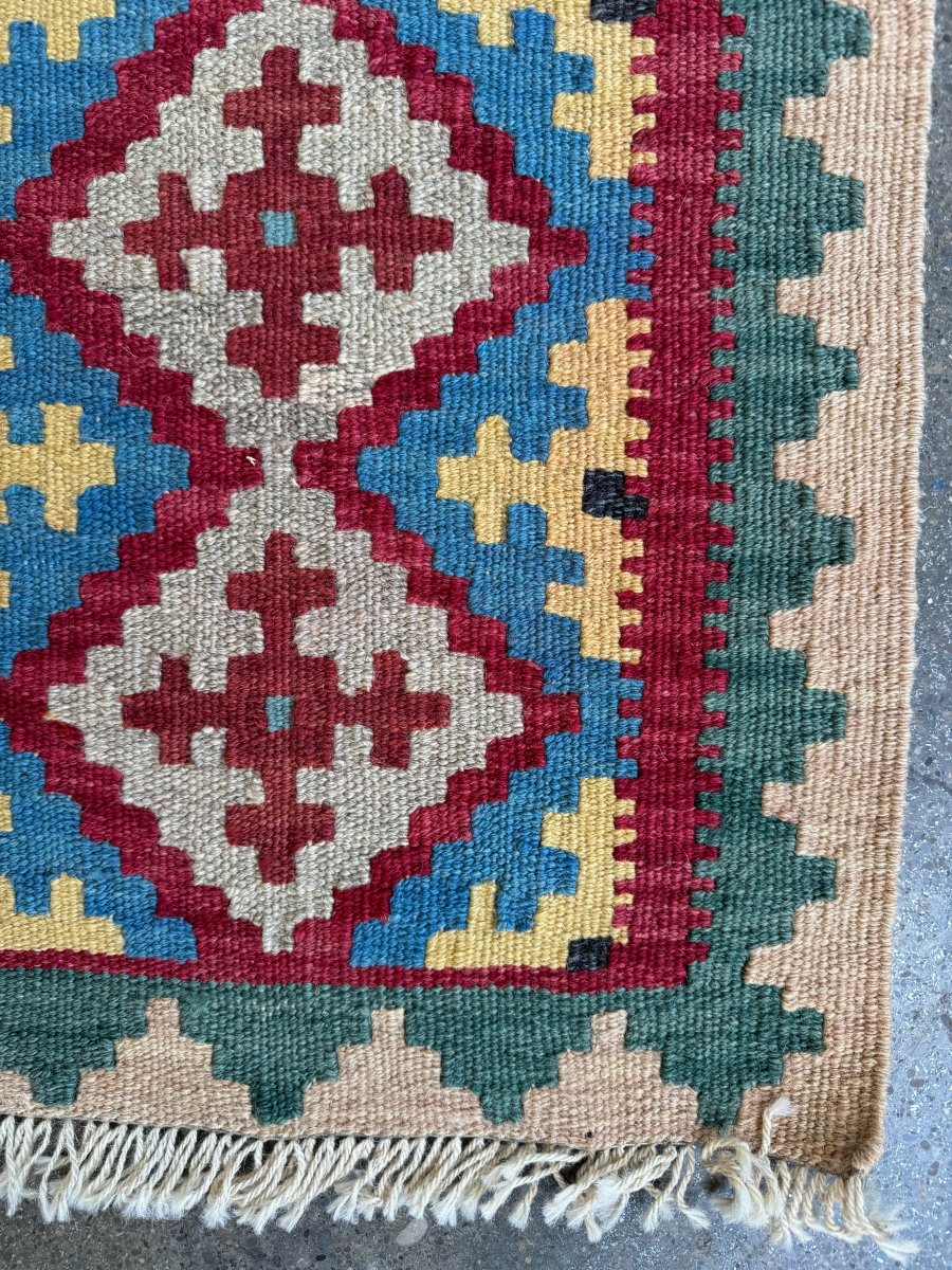 Persian Shiraz Kilim Rug | 1' 7" x 2' 2" - Rug the Rock