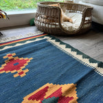 Persian Shiraz kilim Runner | 2' 8" x 9' 7" - Rug the Rock