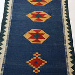 Persian Shiraz kilim Runner | 2' 8" x 9' 7" - Rug the Rock - available rugsblue colorRunner Rug