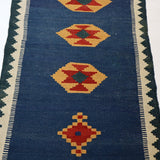 Persian Shiraz kilim Runner | 2' 8" x 9' 7" - Rug the Rock - available rugsblue colorRunner Rug