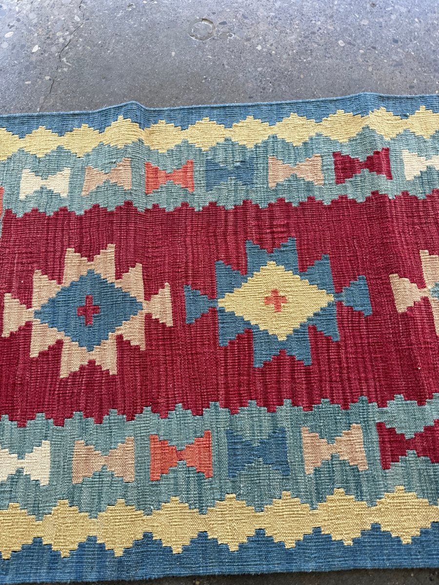 Persian Shiraz Kilim Runner Rug | 2' 10" x 6' 3" - Rug the Rock