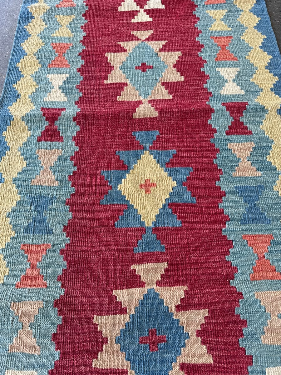 Persian Shiraz Kilim Runner Rug | 2' 10" x 6' 3" - Rug the Rock