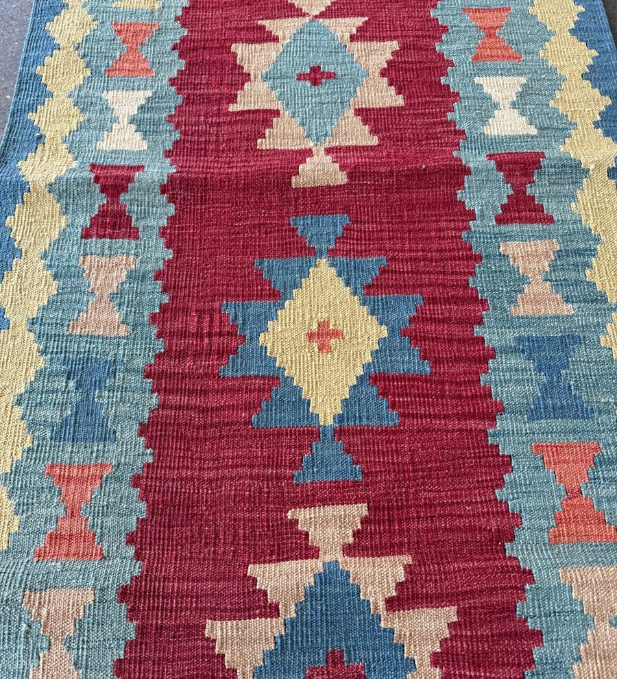 Persian Shiraz Kilim Runner Rug | 2' 10" x 6' 3" - Rug the Rock