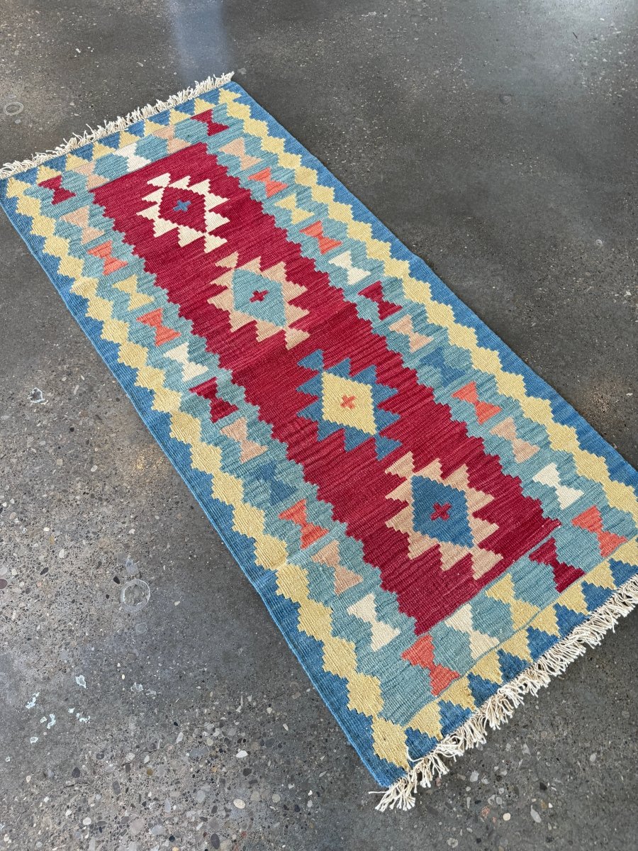 Persian Shiraz Kilim Runner Rug | 2' 10" x 6' 3" - Rug the Rock