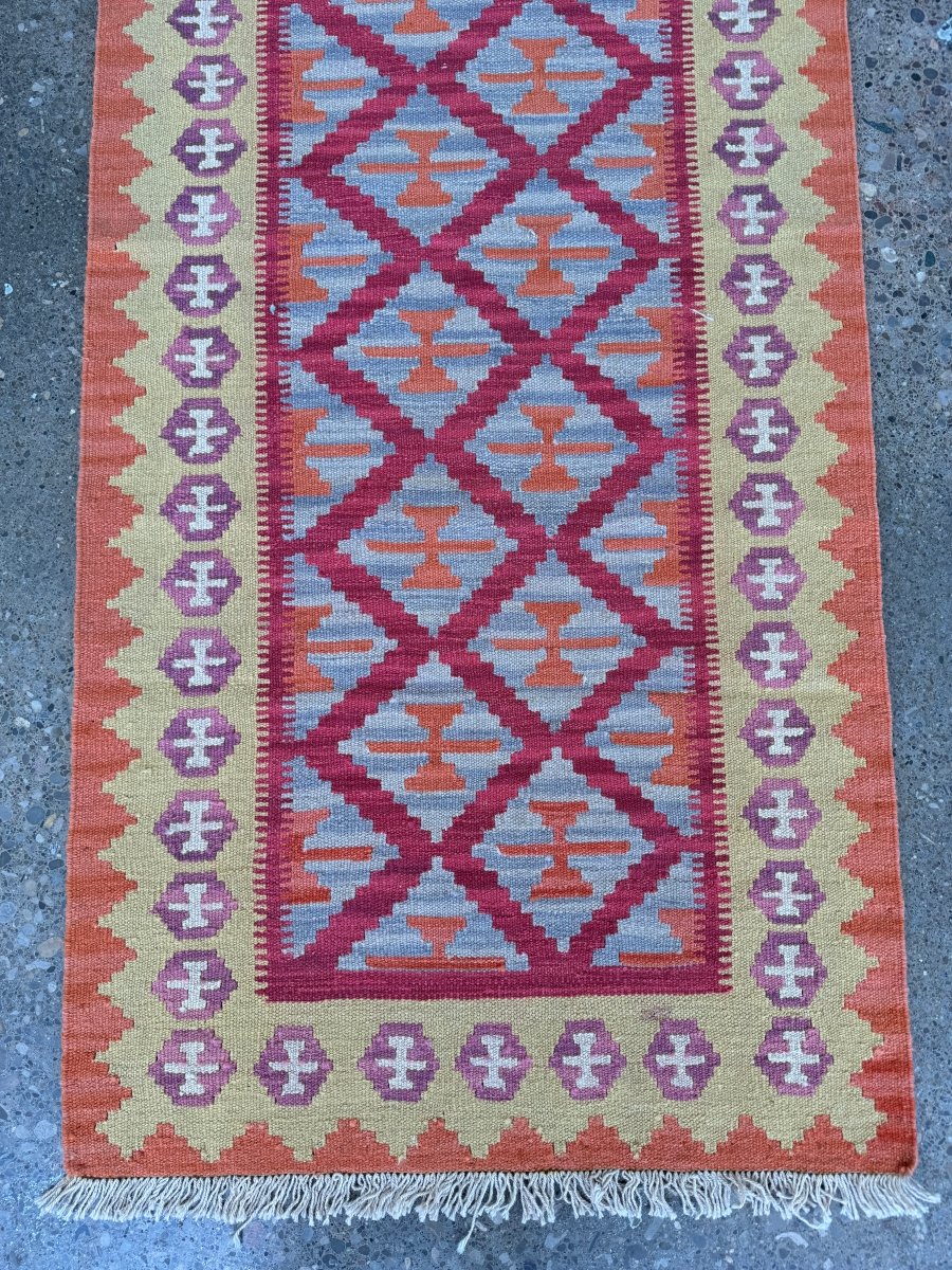 Persian Shiraz Kilim Runner Rug | 2' 9" x 6' 5" - Rug the Rock