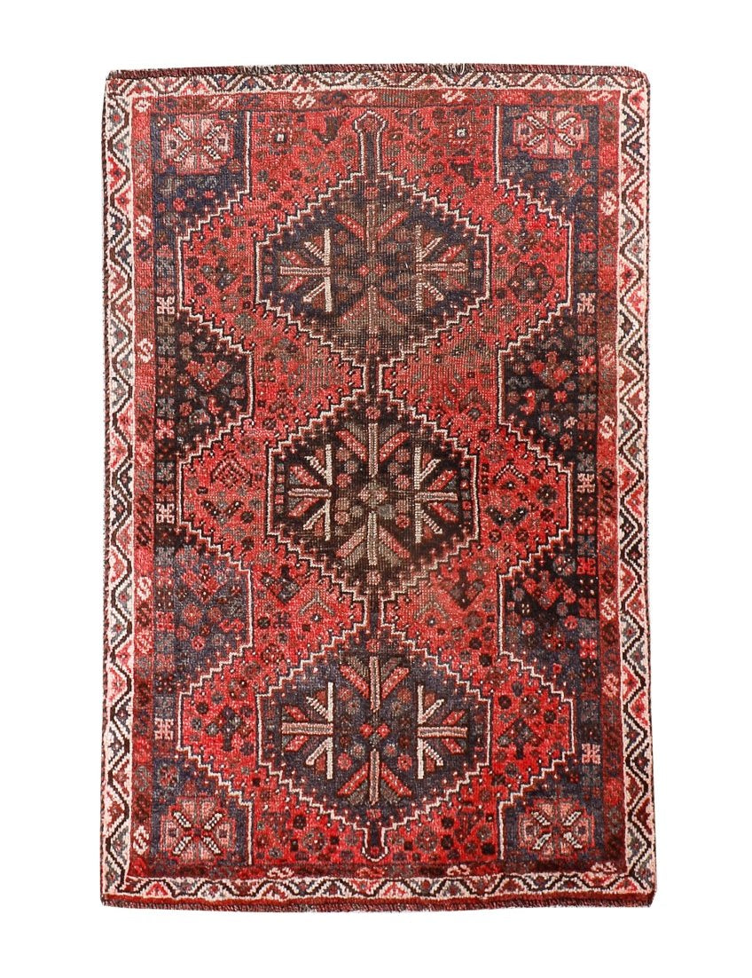 Persian Shiraz Rug | 3' 5” x 5' 3" - Rug the Rock - 