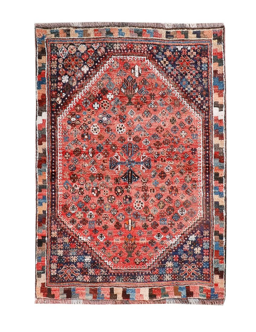 Persian Shiraz Rug | 3' 6” x 5' 1" - Rug the Rock - 