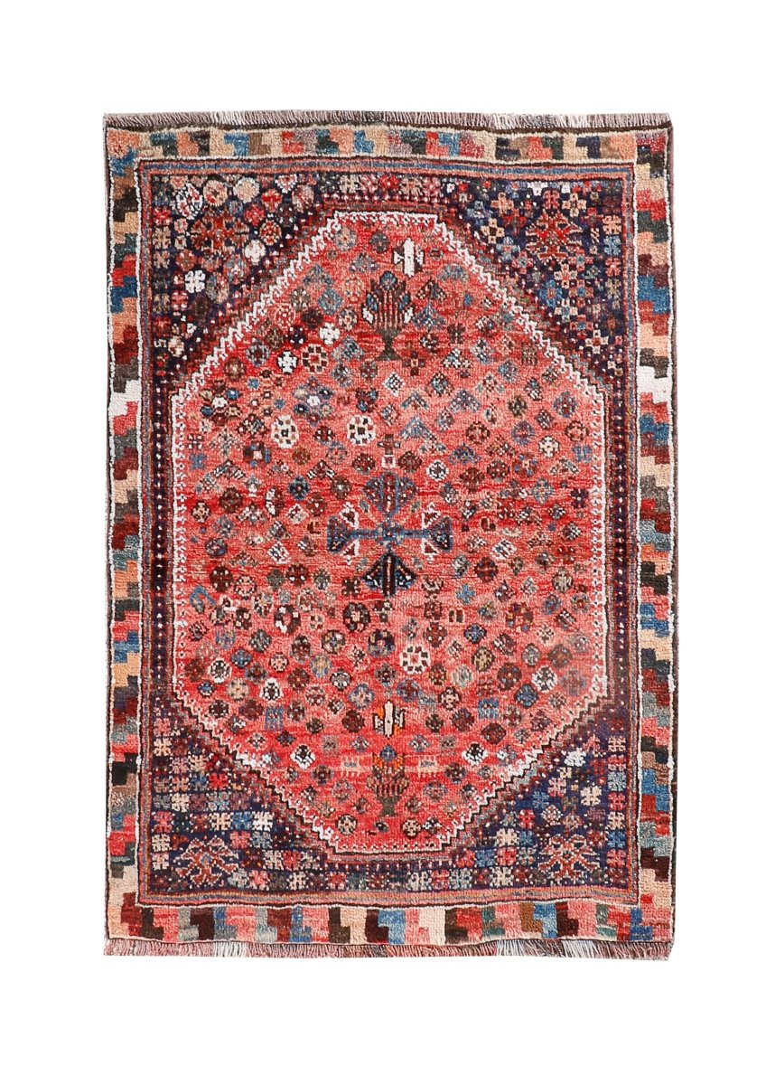 Persian Shiraz Rug | 3' 6” x 5' 1" - Rug the Rock - 