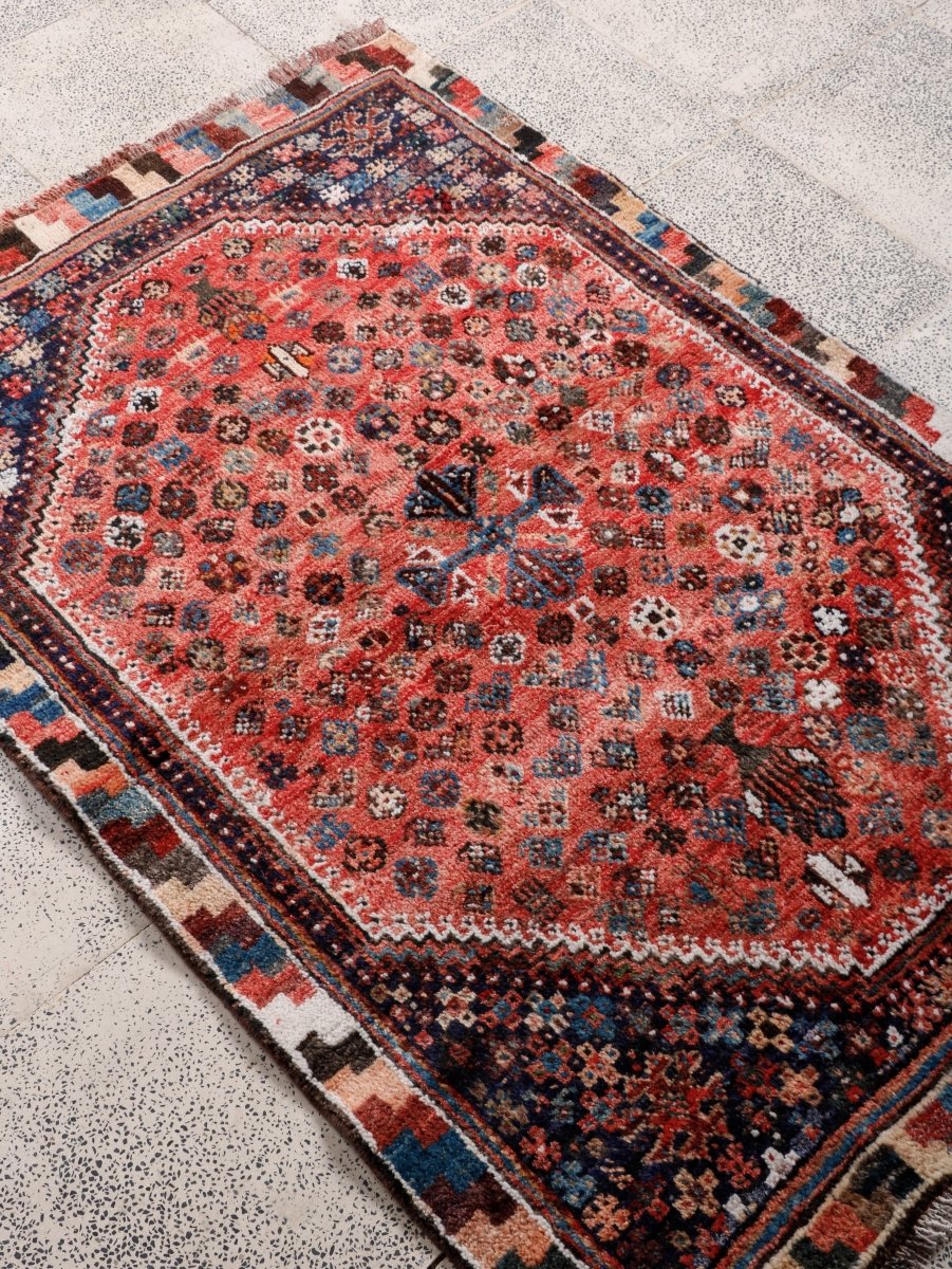 Persian Shiraz Rug | 3' 6” x 5' 1" - Rug the Rock - 