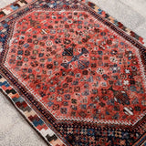 Persian Shiraz Rug | 3' 6” x 5' 1" - Rug the Rock - 