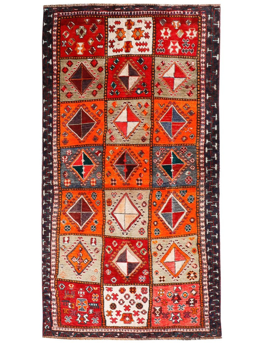 Persian Shiraz Rug | 4' 2” x 7' 10" - Rug the Rock - 